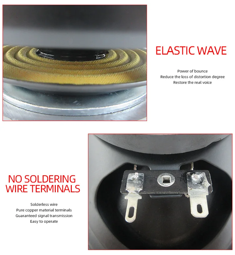 Par de Altavoces Coaxiales de Cuatro Vías para Auto de 4x6 Pulgadas, 500W de Potencia Máxima, 50W RMS, Calidad de Sonido