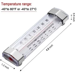 -40C To 27C LCD Refrigerator Thermometer Digital Thermometer Fridge Freezer With Adjustable Stand Magnet -40F To 80F