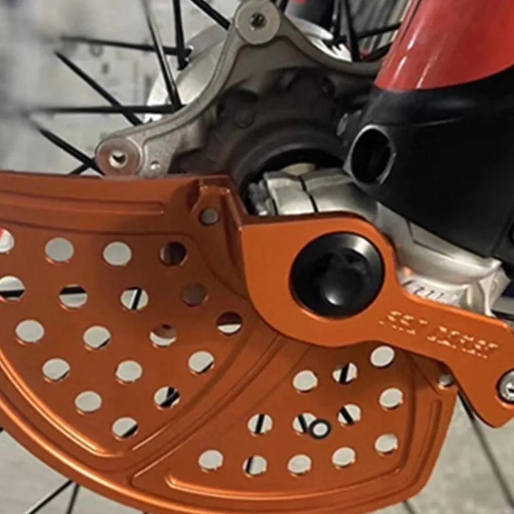 

CNC Front Rear Brake Disc Guard Protector Cover For SX SX-F XC XC-F EXC EXC-F XC-W XCF-W Six Days TPI 125-500 2016-2022 2023