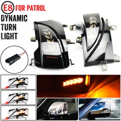 Dynamic Rearview Mirror Turn Signal Lamp Sequential Flowing Light For Infiniti QX56 QX80 For Nissan Patrol Y62 Armada Quest RE52