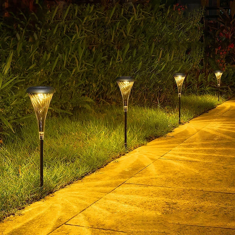 

1/2/4pcs New Creative Solar Outdoor Lights Decorative Ground Plug Lights Villa Garden Waterproof Courtyard Lawn Atmosphere Lamps