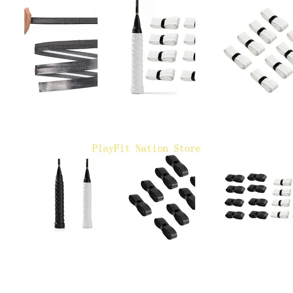 

242F 8Pcs Sweat Absorption Tennis Rackets Grip Antislip Tennis Grip Head Overgrips