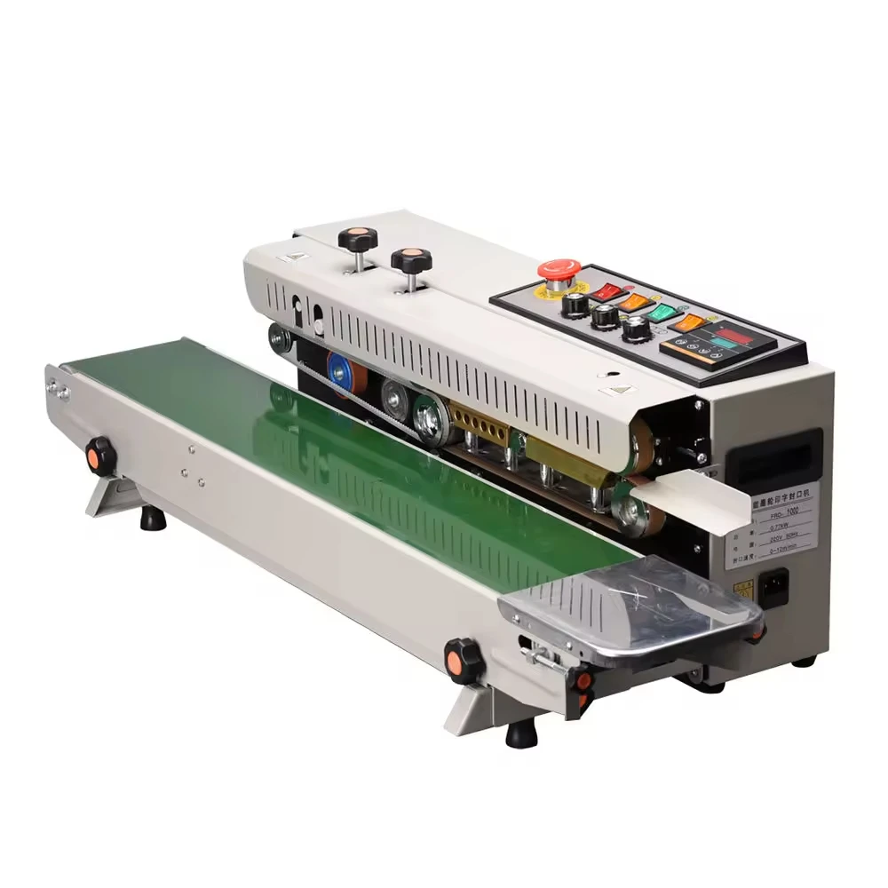 

FR1000 FR1000 Semi-Automatic Inkjet Continuous Sealing Machine Small Business Date Printing Conveyor Belt Sealing Machine