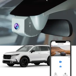 Fitcamx 4K Dash Cam for Honda CR-V CRV Hybrid 6th Gen 2023-2026, Original Style DVR Camera with Night Vision, Loop Recording