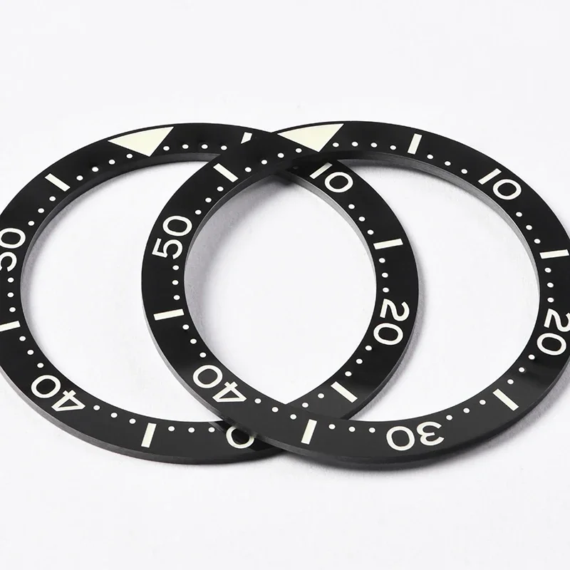 HEIMDALLR 31.2-39.2 مللي متر الحافة السيراميك إدراج ل NH35 NH36 حركة الغوص ساعة رجل ساعة أوتوماتيكية C3 سوبر مضيئة