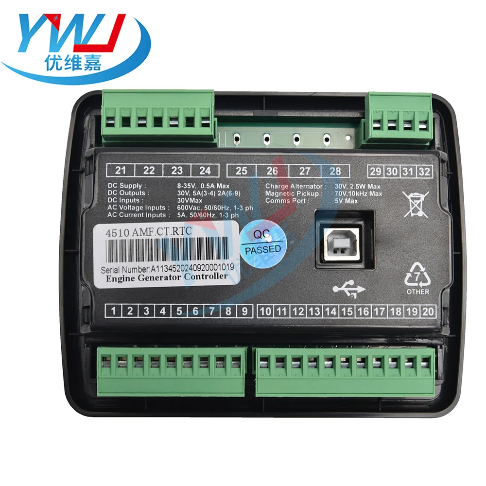 Deep Sea Original DSE4520MKII Generator Controller Auto Mains Failure Control Module Genset Parts DSE4520