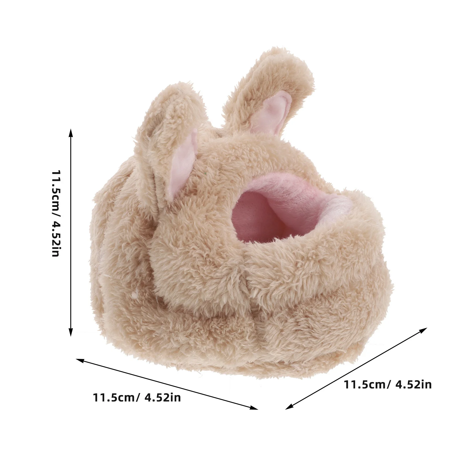 مخبأ سرير حيوانات صغيرة دافئة سرير خنزير غينيا منزل مخبأ الهامستر مأوى شينشيلا القنفذ عش النوم كوخ الهامستر #3