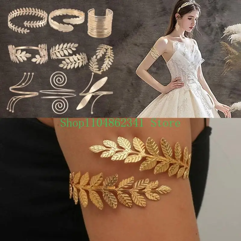 Cuộn dây 5asd trên tay vòng tay mở vòng tay vòng tay dành cho phụ nữ nữ thần Hy Lạp-filigree Boho-Armlet Bangle