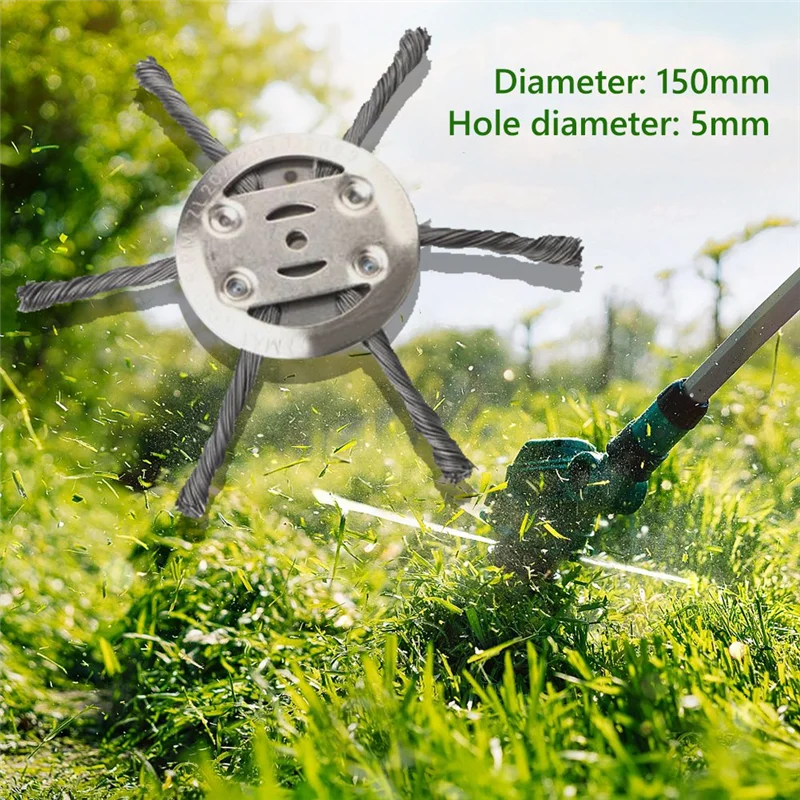 

ABJY-3/6 Head Steel Wire Grass Trimmer Head Lawn Mower Grass Brush Cutter Swing Metal Blade For Garden Tool