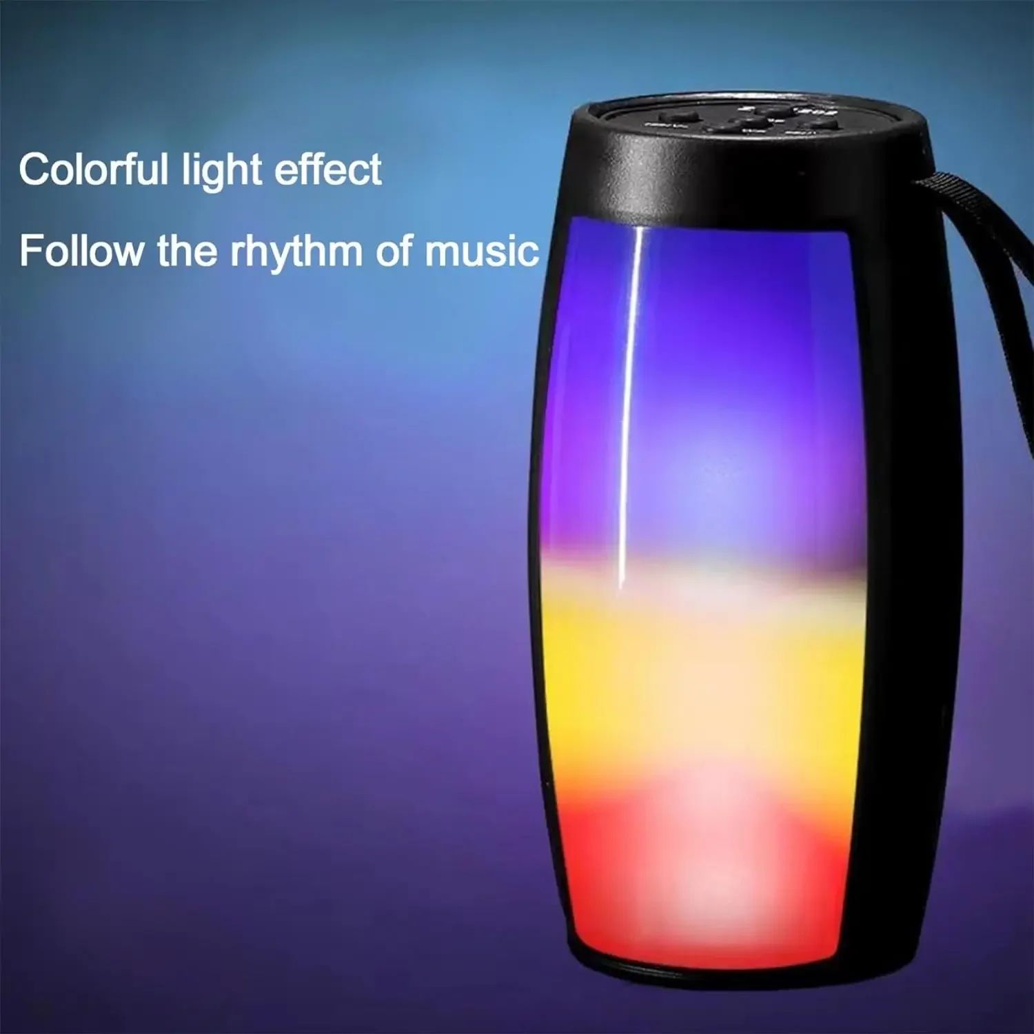 

LED Portable Bluetooth Speaker With Night Light Woofer Surround Sound Quality Wireless Speakers