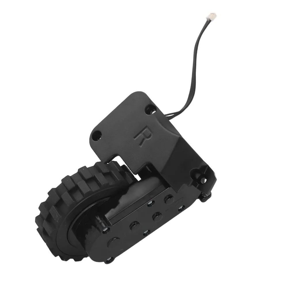 Black Robot Vacuum Drive Wheel ABS Drive Module Vacuum Cleaner Drive Wheel Right for LeIctroux C30B/Proscenic 800T/Conga 1090