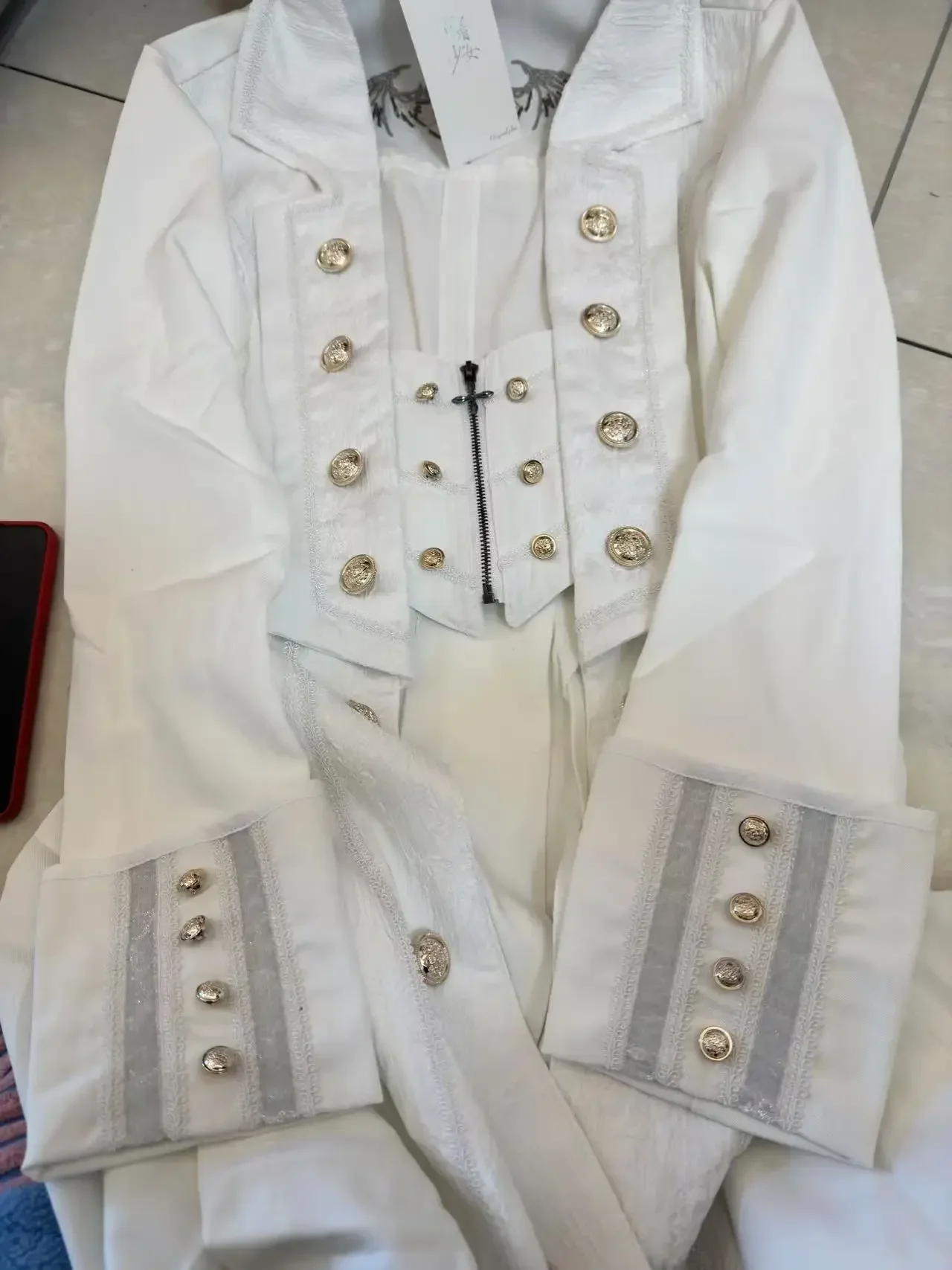 Gothic British Long Trench Coat - Retro Japanese Knight Style Slimming Jacket for Lolita Sweet Outfit view 2