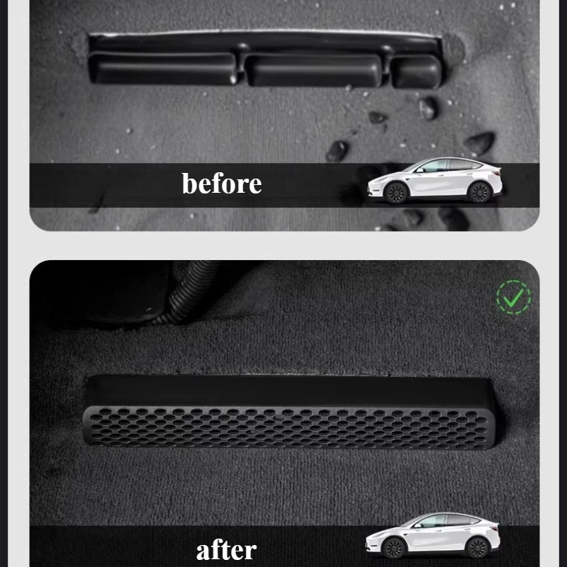Seat Under The Trend Protective Cover Applicable To Cadillac LYRIQ Rear Air Conditioner Dust Cover Auto Accessories Tools
