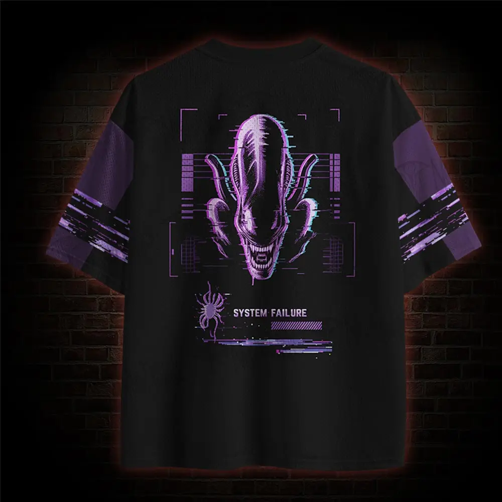 2026 New Nordic Mythical Theme Sports Fashion Short Sleeve V-neck Street View Clothing Mythical Fan Gifts T-shirt   Halloween