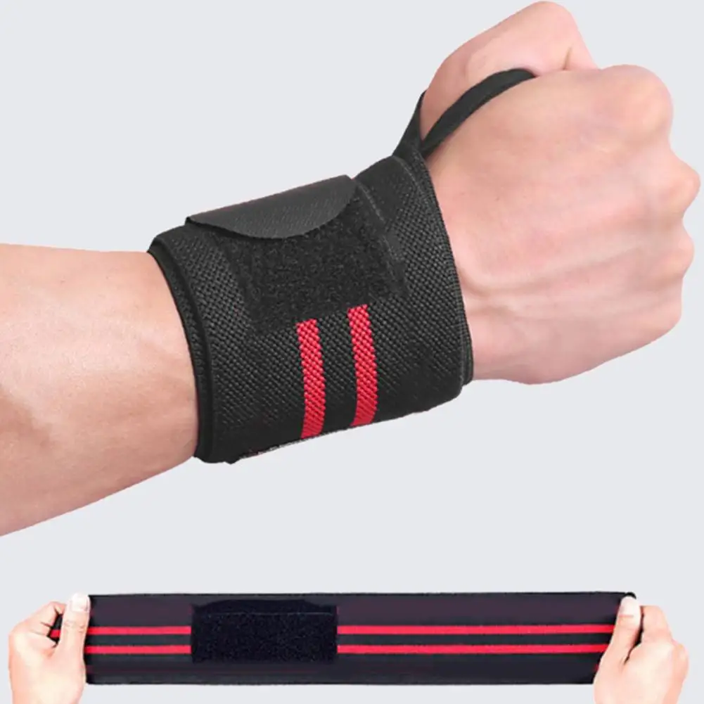 Sports Wristband Breathable Wristband Supportive Gym Wrist Brace with Thumb Loop for Arthritis Pain Relief Carpal for Effective