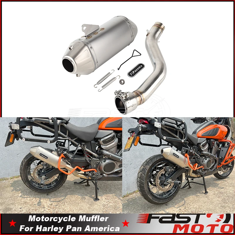 Motorcycle Exhaust Muffler Pipe Refit Complete For Harley Pan America 1250 Special CVO RA1250SE RA1250S RA1250 21-24 Accessories