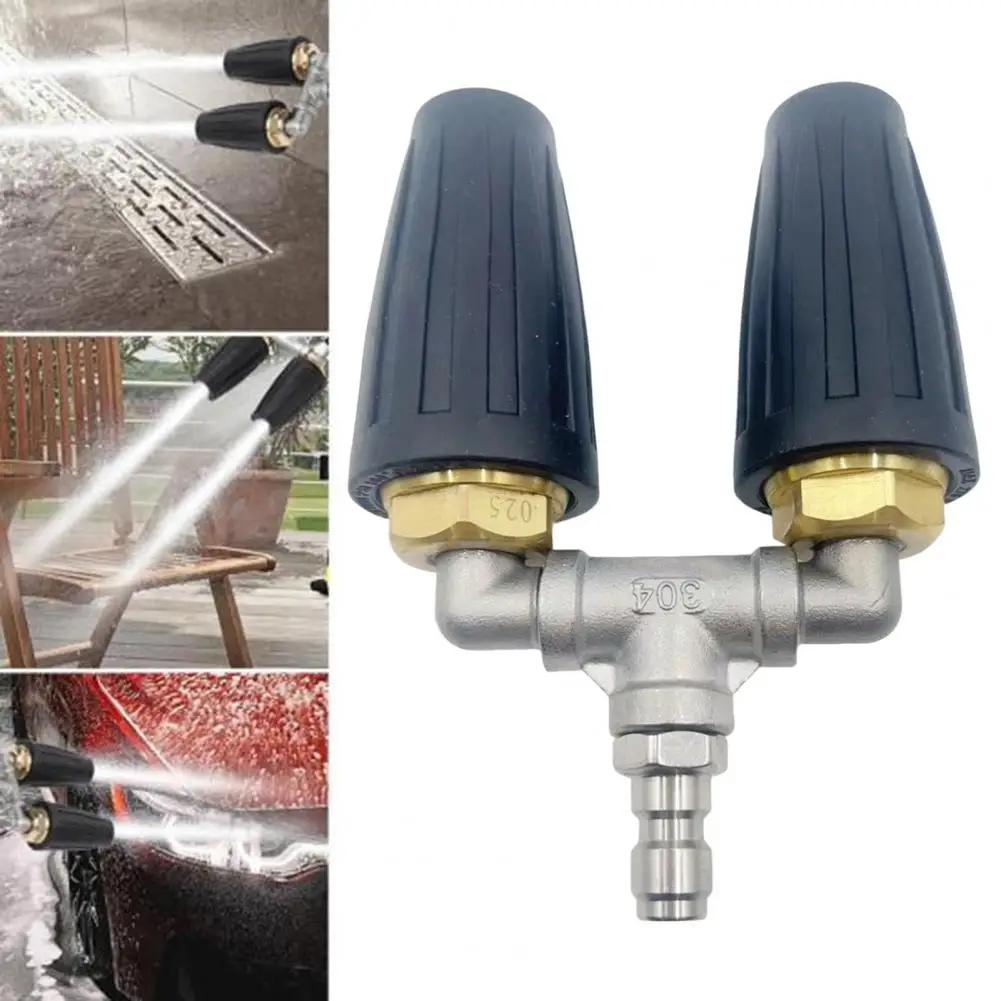 

Водяной пистолет 4000PSI, 4-6 галлонов в минуту, автомобильная мойка для мойки высокого давления, быстрое подключение, вращающаяся турбонасадка, очиститель, аксессуар для мойки