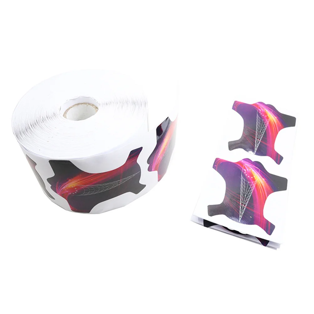 100 stuks nagelvormen stickers verlenggids zelfklevende volledige bereik modellen beginnerspraktijk mode handig gebruik nagelgereedschap