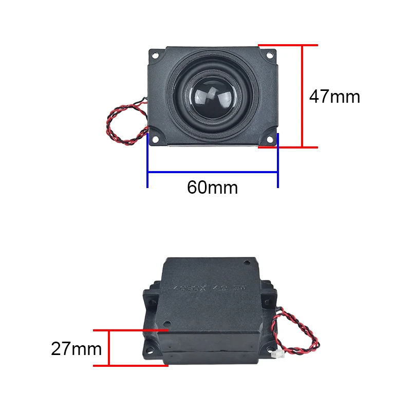 GHXAMP 60*47*26.5mm Cavity Speaker 4ohm 5W Advertising Machine Display Cash Register Voice Broadcast 2PCS