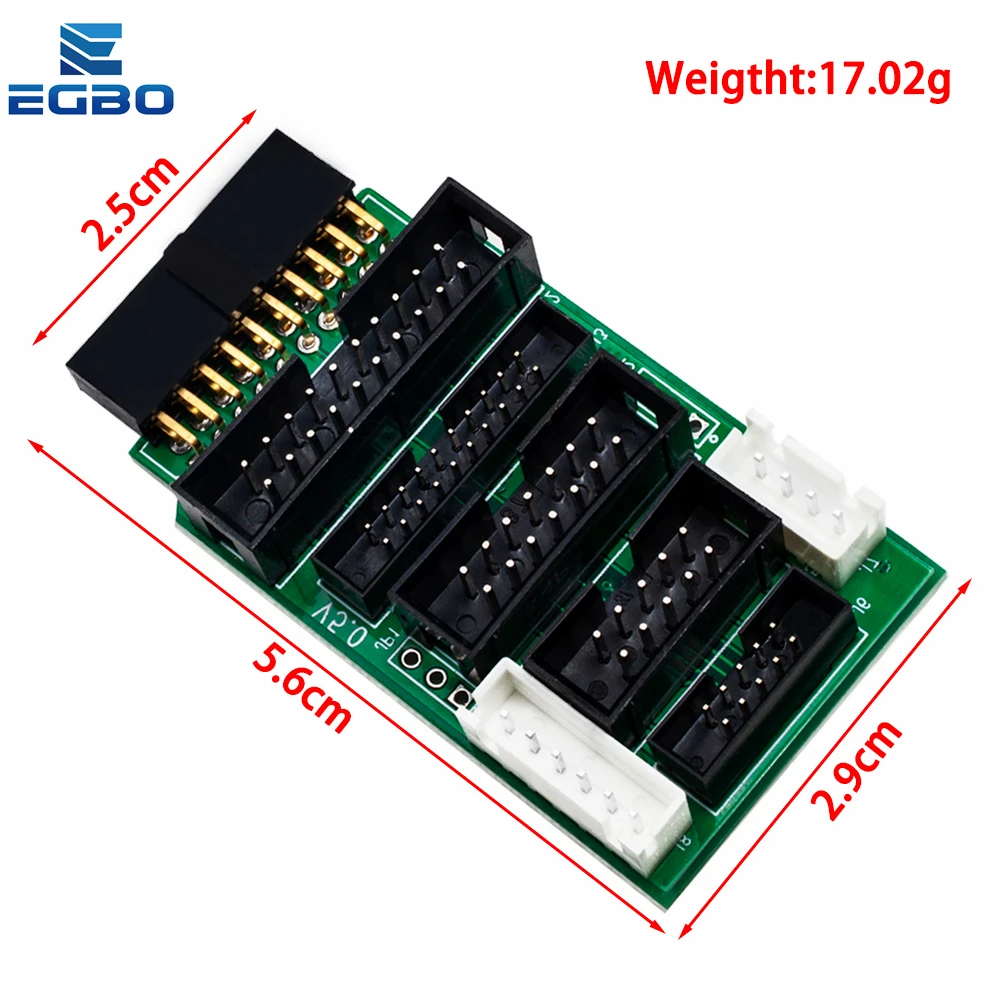 EGBO ل J-LINK ULINK2 محاكي V8 جميع الذراع JTAG محول محول ل TQ2440 MINI2440