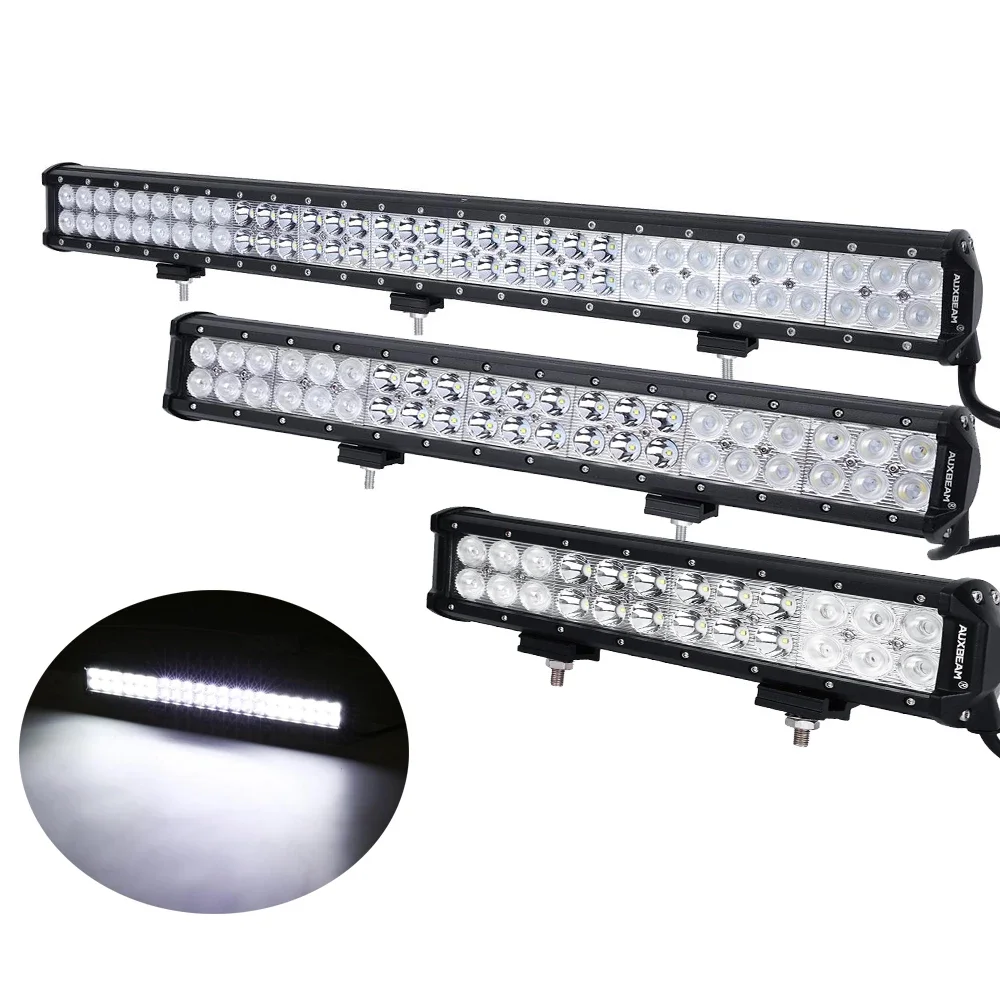 AUXBEAM CLASSIC-SM SERIES LED Work Light Bar Combo Beam 12 /20 /32 inch DUAL ROW 9-32V LED LIGHT BAR Driving Lamp