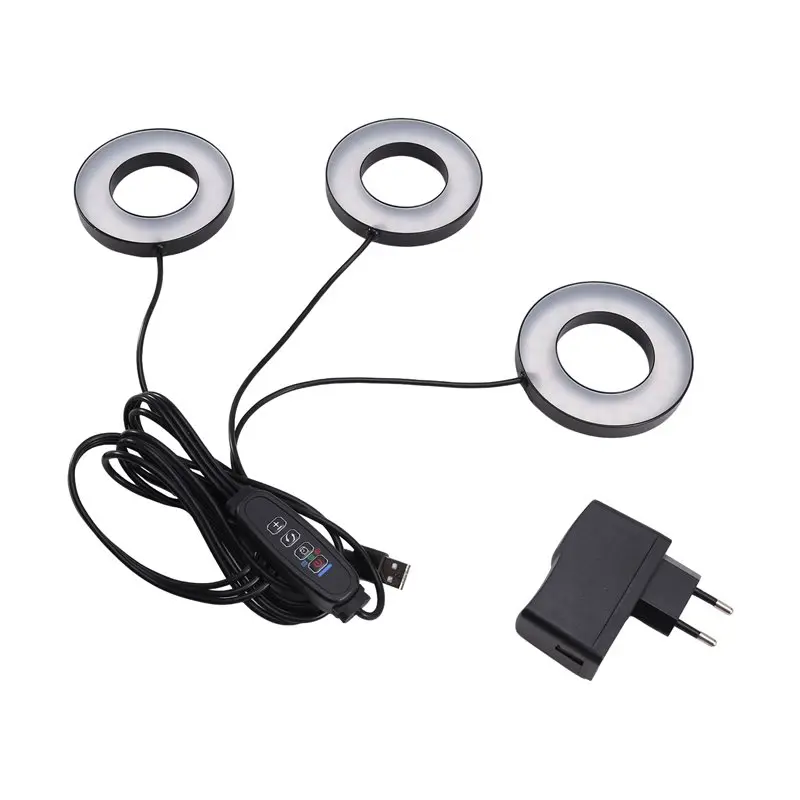 

Светодиодные лампы CHCH для растений в помещении, 144 светодиода, полный спектр, 5В/3А, лампа для выращивания растений под шкафом, вилка стандарта ЕС