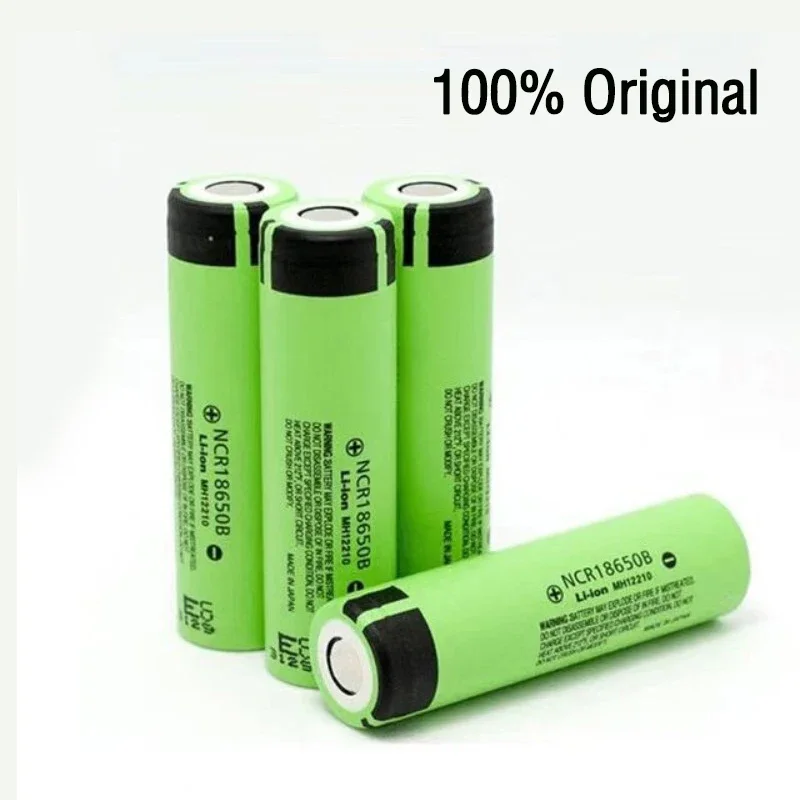 NCR18650B 3.7v 3400mAh 18650 rechargeable lithium battery for Panasonic flashlight batteries