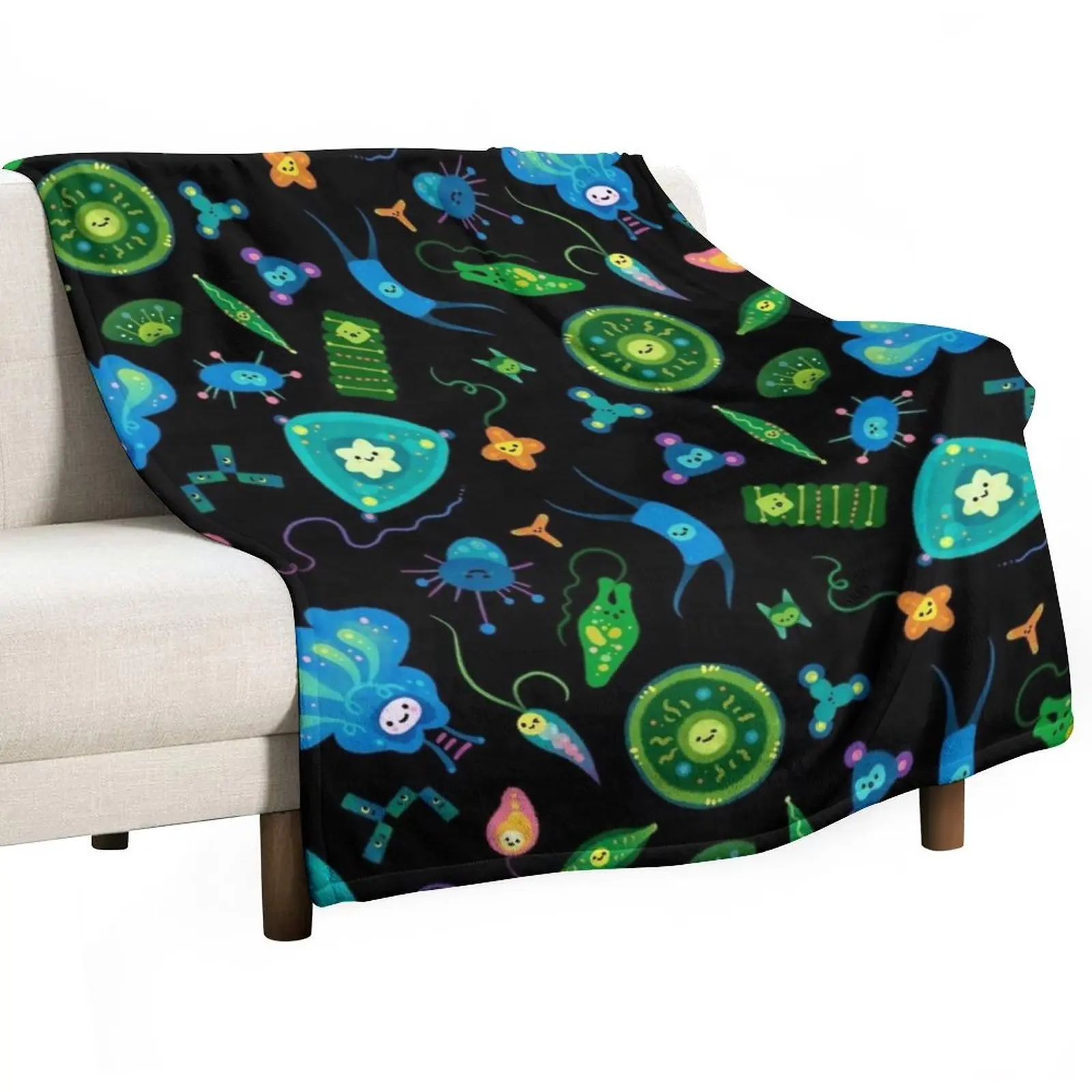 

Phytoplankton Throw Blanket Baby Blanket Decorative Throw Blanket Luxury Decorative Blankets