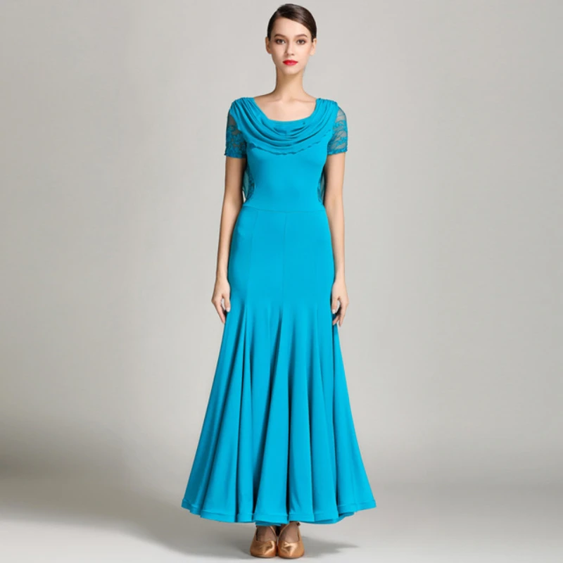 

Waltz Dancing Dress Women Ballroom Competition Costumes Female Modern Dance Performance Waltz Tango Ballroom Dance Dress