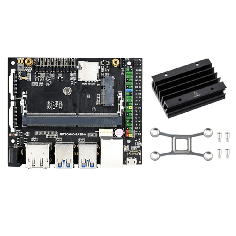 For Nano 4GB Kit AI Artificial Intelligence Development Board with Heat Sink Programming Robot Learning-ABFB