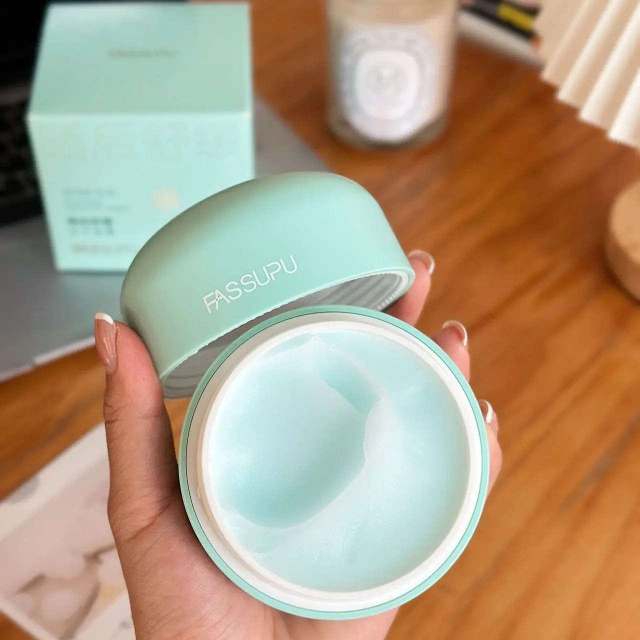 Fassupu Summer After Sun Face Cream Sorbet Texture 100g Soothing Non Greasy Hydrate Deep Moisturizing Skin Care