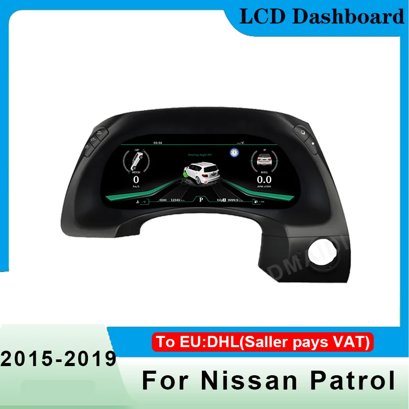 

Digital Speed Screen Variant Dashboard Entertainment Car Radio For Nissan Patrol 2015-2019