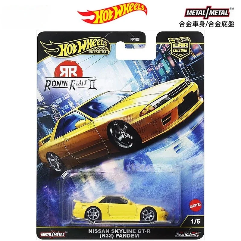 2025 ماتيل هوت ويلز رونين رن 2 نيزك الحديد أسفل المطاط الإطارات نماذج السيارات مقياس 1/64 سبيكة يموت الصب نموذج سيارة جمع اللعب