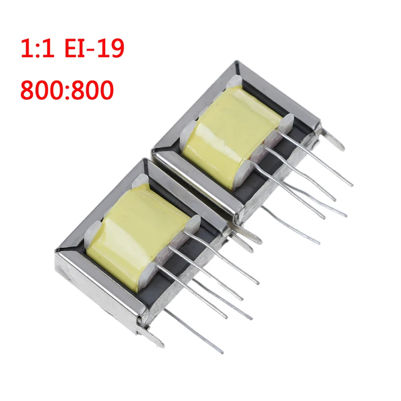 【AD】2Pcs Audio Output Transformer 1:1 EI-19 EI19 800:800 High Quality Isolation Transformer