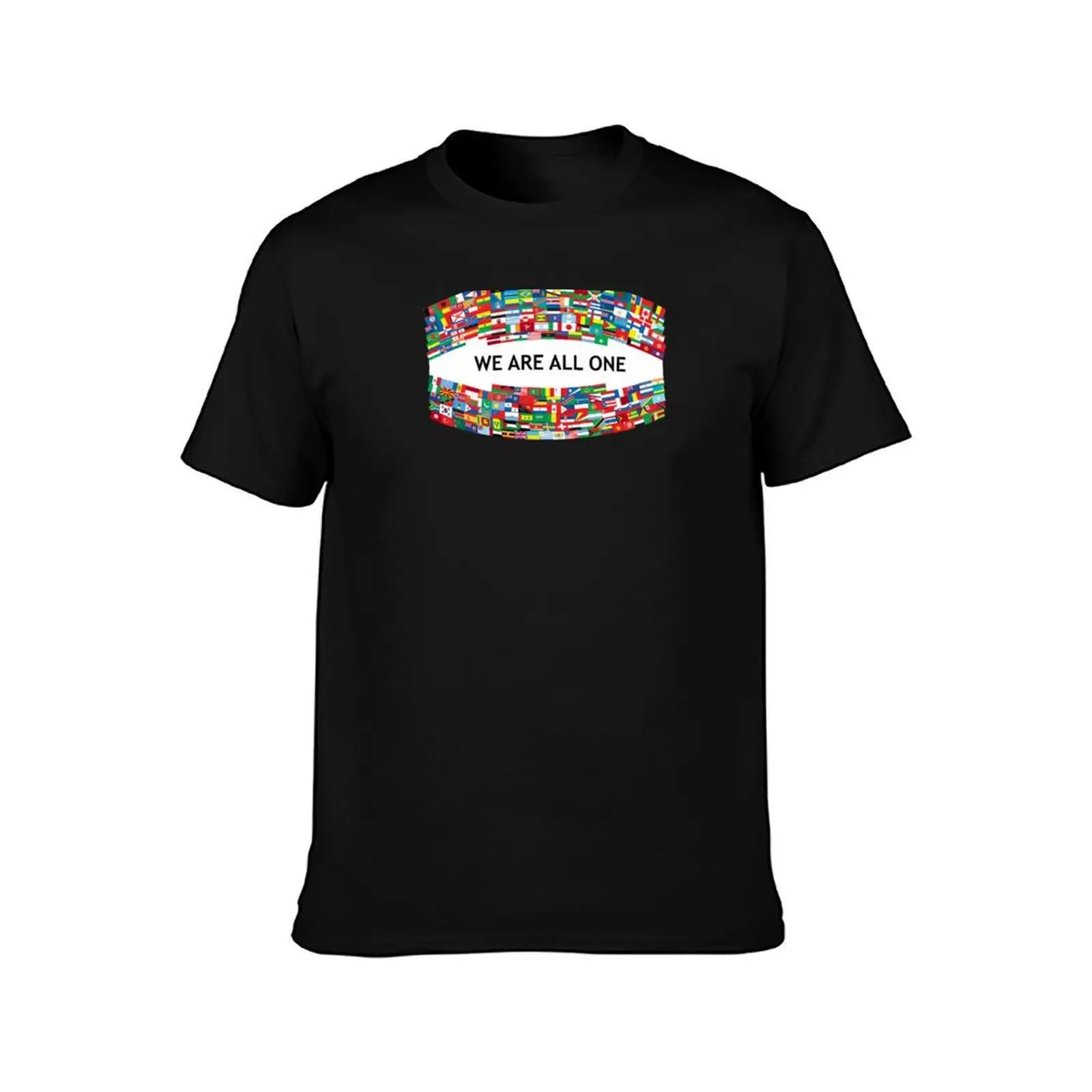 We Are All One (Curved) T-Shirt Casual Daily Outfit T-Shirt