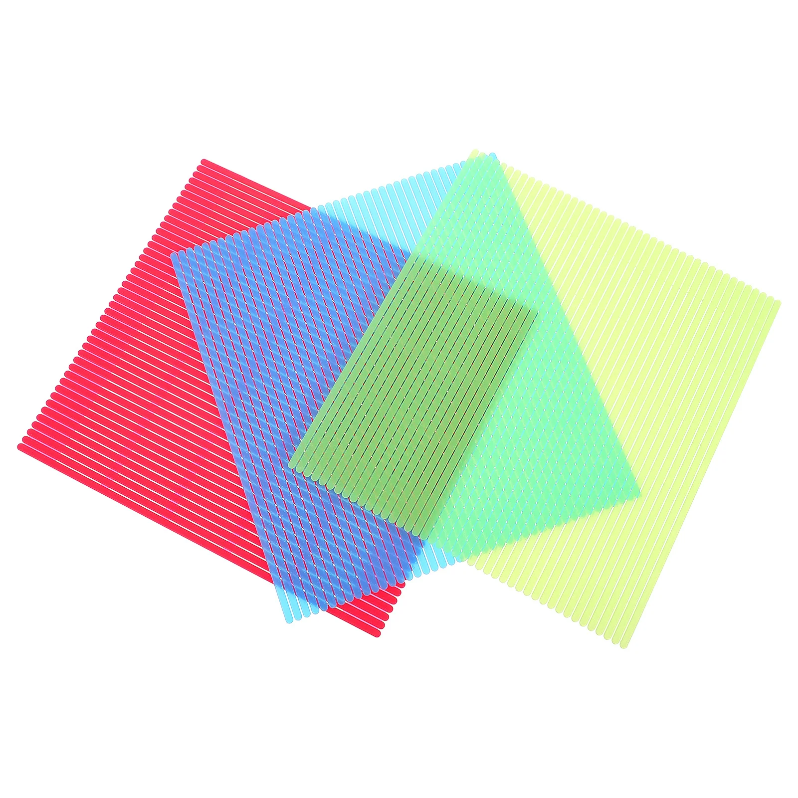 

3pcs Rolling Mats Premium Plastic Sushi Roller Dense Smooth Easy Clean Sushi Making Tool Kitchen Utensil Rice Rolling