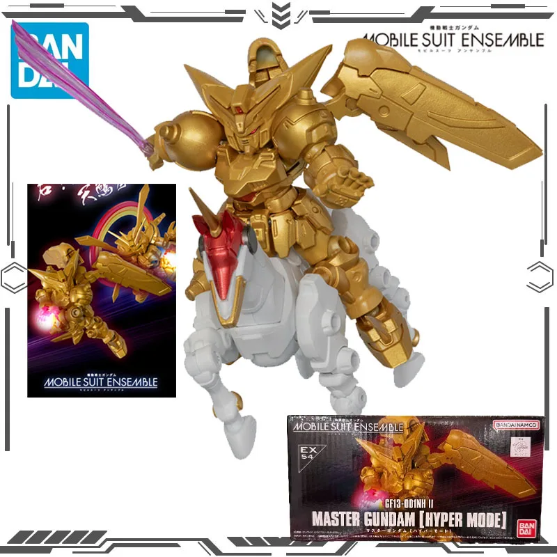 

Bandai Original Gundam MOBILE SUIT ENSEMBLE EX54 GF13-001 NHII MASTER Action Figure Toys for Boys Girls Gift Collectible Model