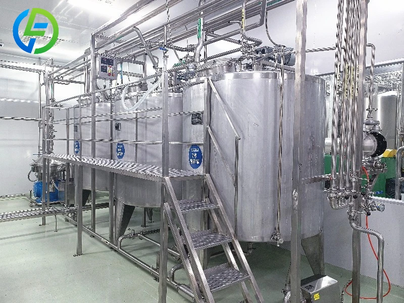 Customize Turnkey Project for Flavored Fruity Yogurt Making Machine Yogurt Production Line