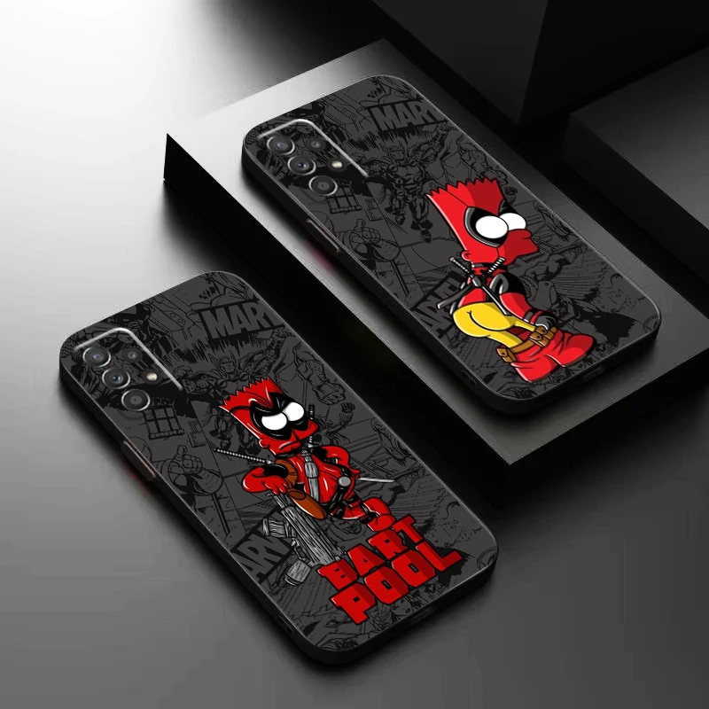 Disney Simpsons Deadpool For Samsung Galaxy A70 A51 A50 A42 A41 A35 A31 A20 A14 A12 A11 A10 A03 A02 A01 Phone Case Funda