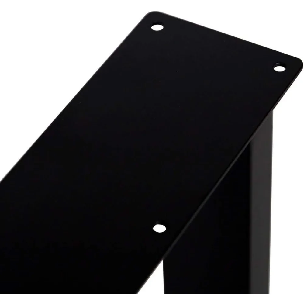 أرجل طاولة القهوة المعدنية على الطراز الصناعي، 16 ارتفاعًا، مجموعة من 2، مناسبة للأثاث والمقاعد الحديثة في منتصف القرن