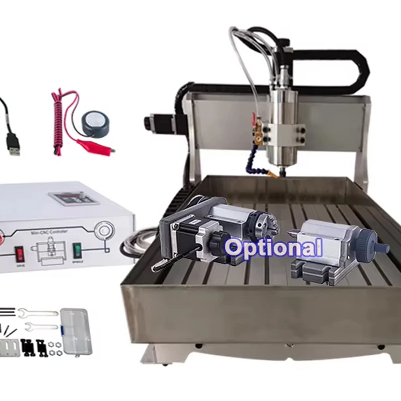 

Настольный мини-фрезерный станок с ЧПУ 6040 для гравировки и резьбы по дереву, сверления, с шарико-винтовой передачей, для фрезерования алюминия, токарный станок по дереву, мини-гравер