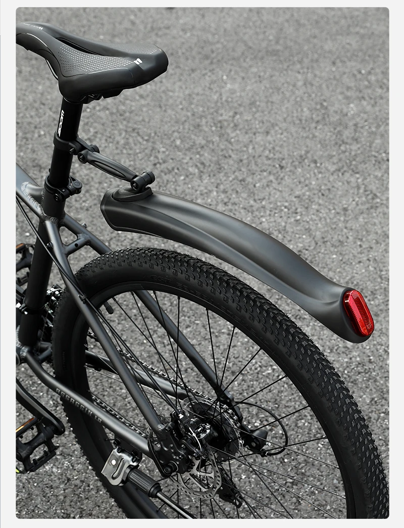 WEST BIKING Fahrrad-Schutzbleche MTB Schmutzschutz Erweiterter Schutz Winkelverstellbar für 26 27,5 Zoll Mountainbike Straßenfahrrad Faltrad Teile – Detail 12