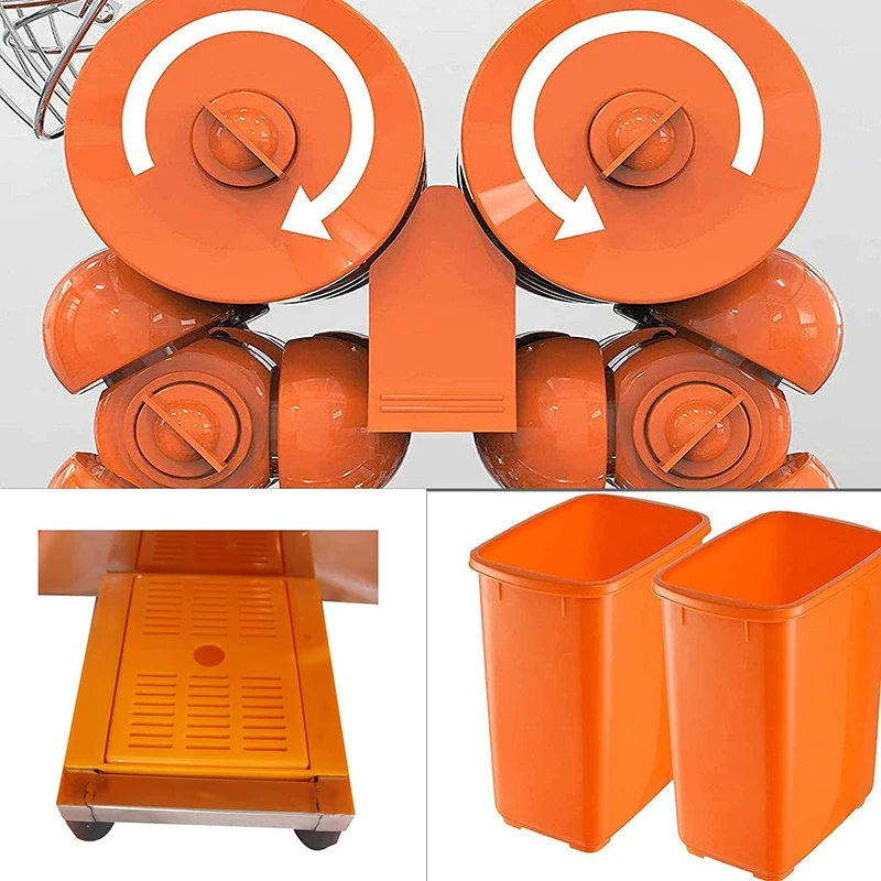 110V Commercial Orange Juicer Extractor Electric Citrus Juice Press Squeezer Lemonade Juice Making Machine