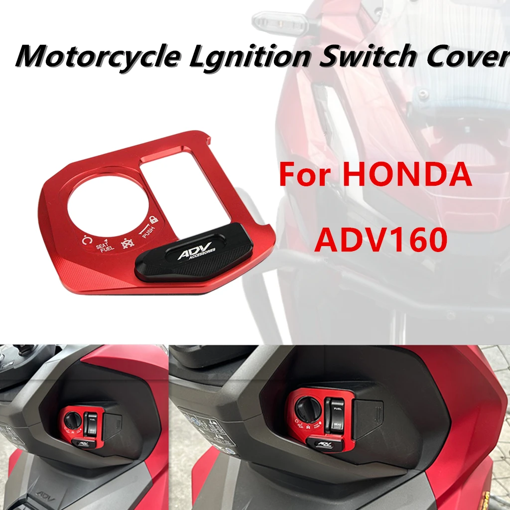

For Honda ADV160 Ignition Switch Cover Motorcycle Start Button Starter Protection Cap Anti-Dust Waterproof