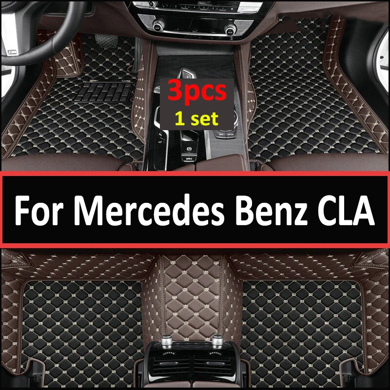 

Car Mats Full Set For Mercedes Benz CLA C118 2020~2022 Anti-dirt Pad Car Floor Mats Waterproof Floor Mat Carpet Car Accessories