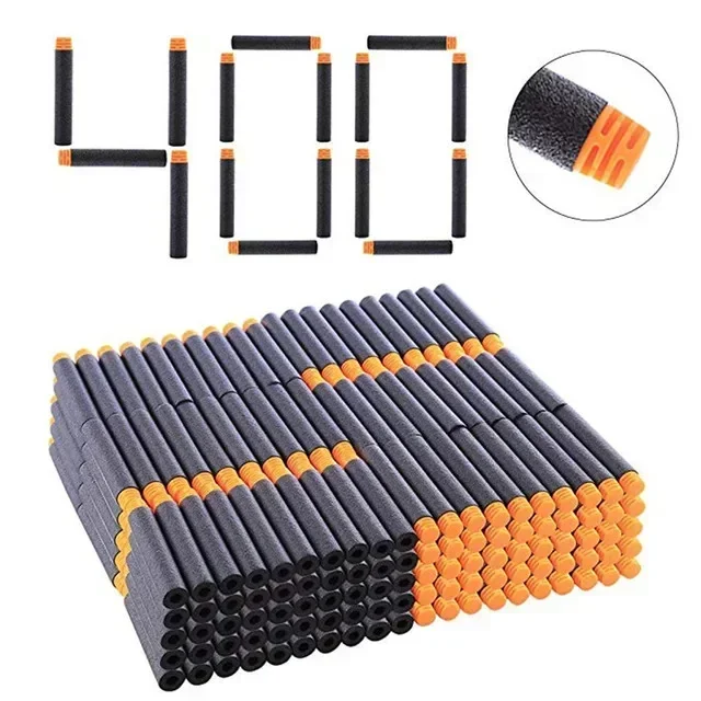 

Новые черные дротики EVA Darts Strike, 7.2x1.3см, мягкие сменные пульки для бластеров Nerf, подарок для детей на Рождество, новинка