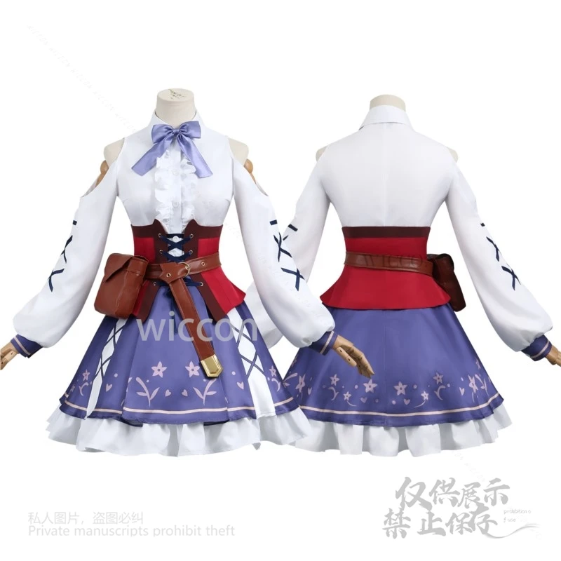 أزياء جميلة ديربي أنيمي MatikanetannHauser التأثيرية أزياء الفوزة لوليتا فستان شعر مستعار ذيل الهالوين لعب الأدوار حسب الطلب