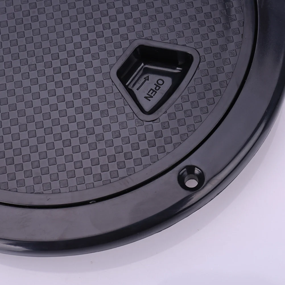 

1pc Anti-Skid Checking Cover Rv Check Hole Covers For Yacht Rv Boat Deck Hatch Accessory Plastic Round Shape Inspection Cover