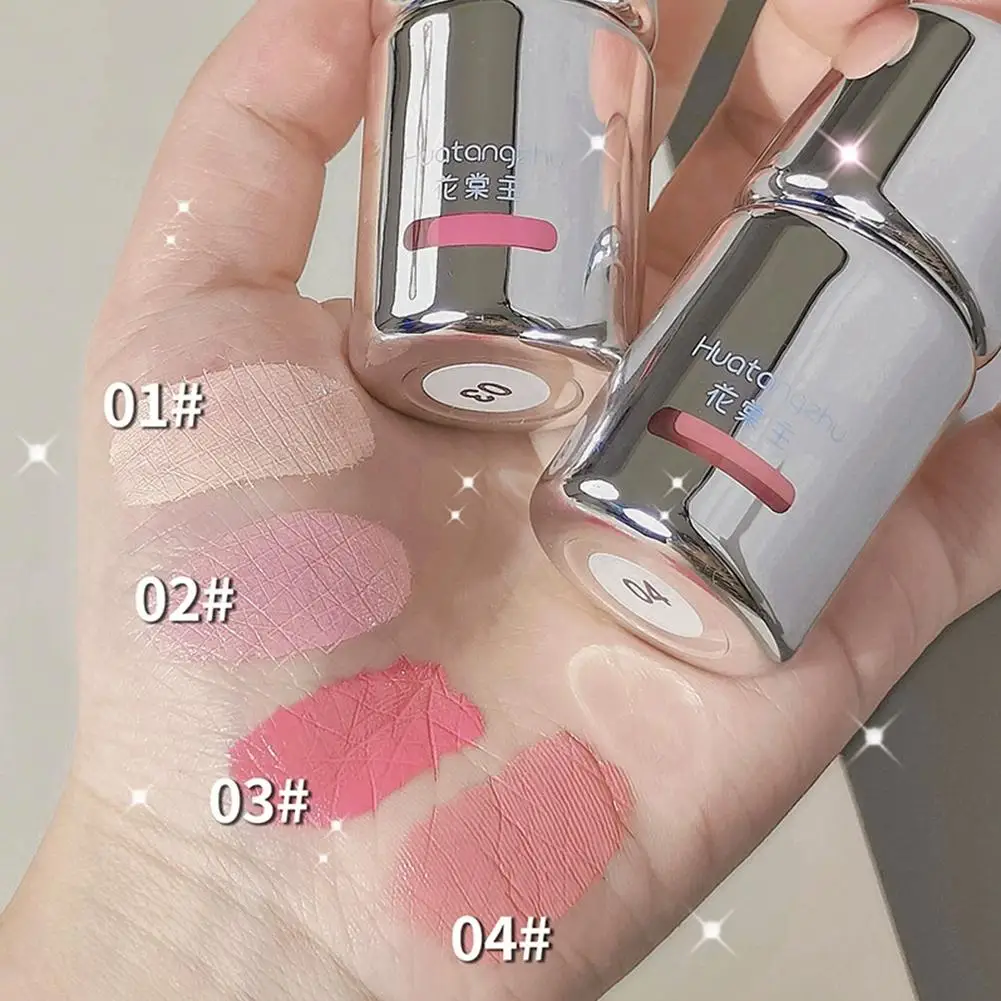 Vloeibare Blush Koreaanse Stijl Natuur Matte Fluwelen Blush Oogschaduw Make-Up Stok Cosmetica Blusher Rouge Contouren Fleuren Gezicht M2M0