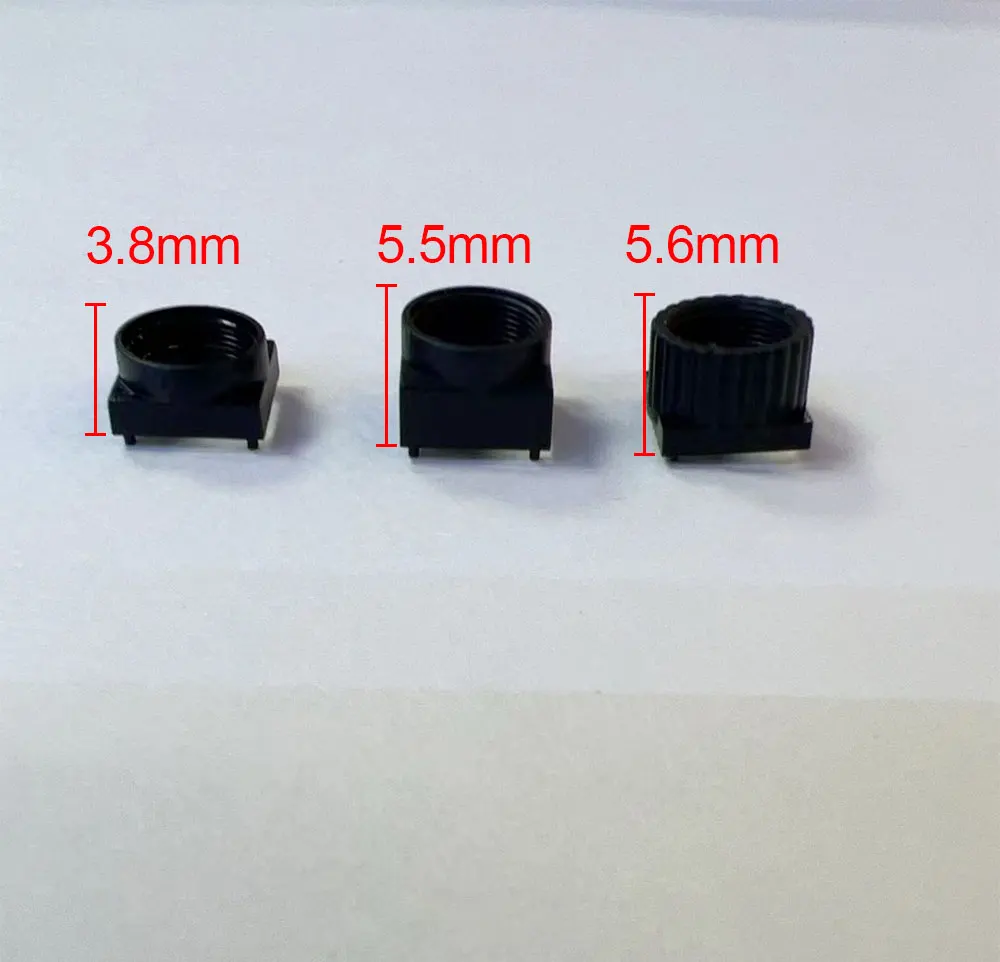 Support d'objectif M7, accessoires CCTV, support, 8x8mm, 5 pièces